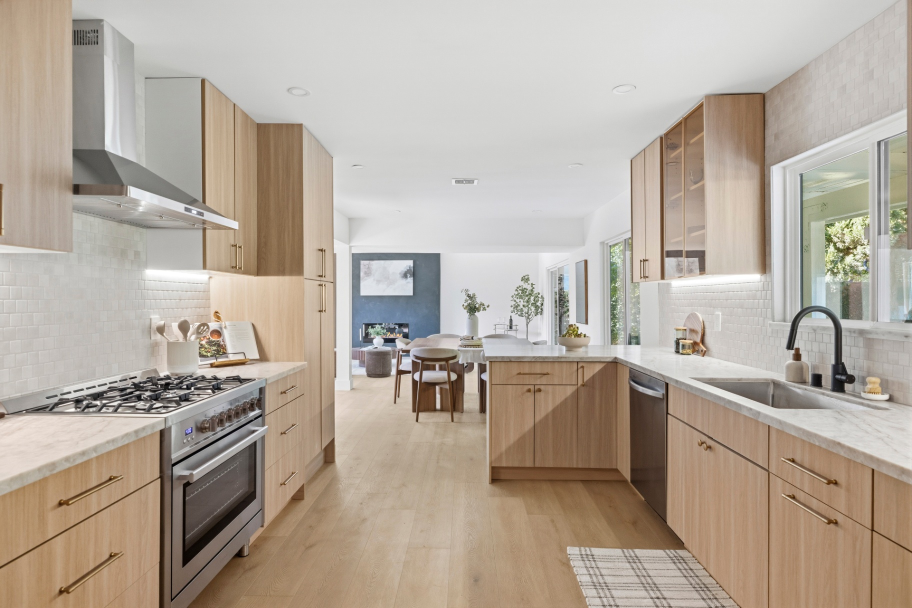 Kitchen wide view