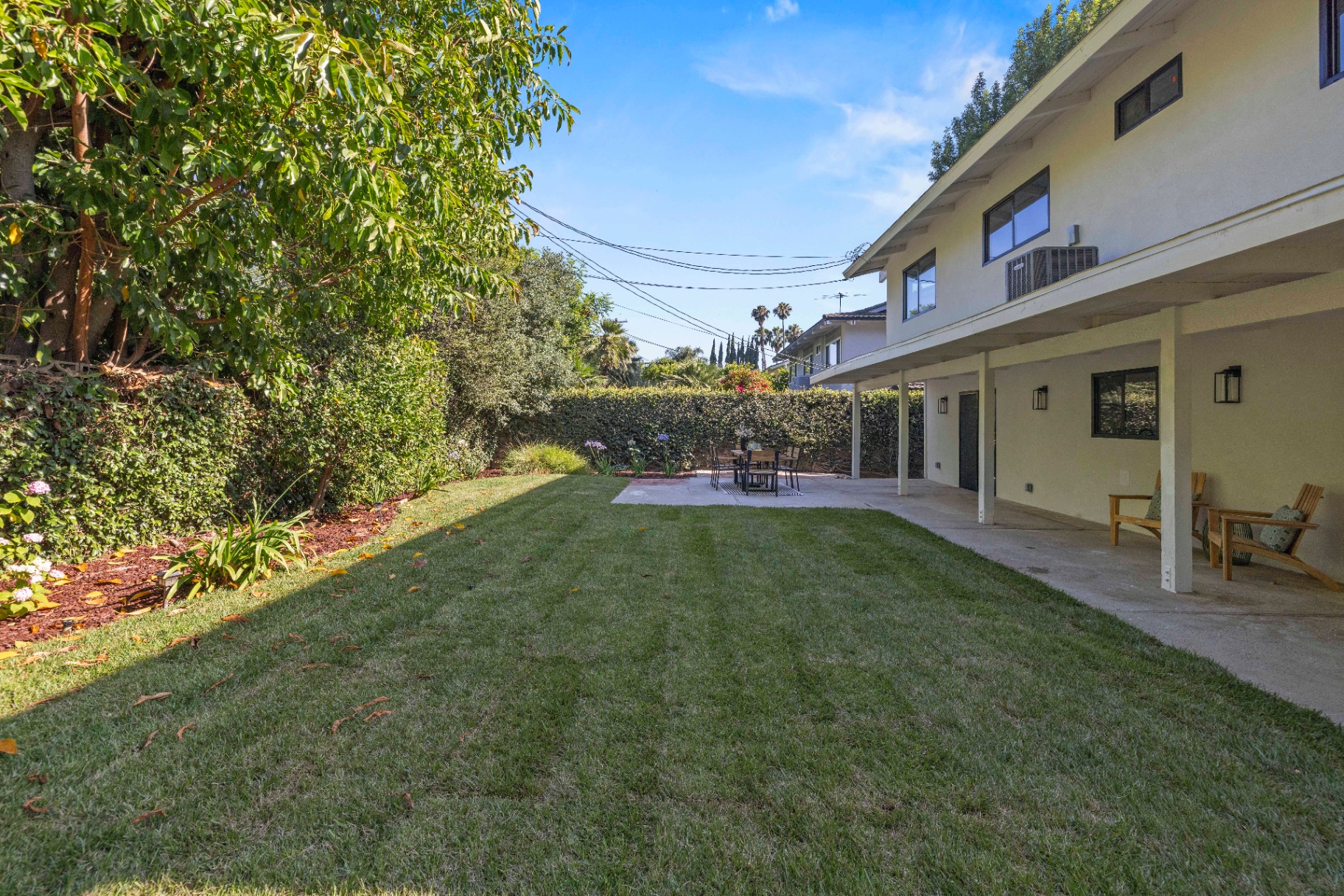 Backyard side angle